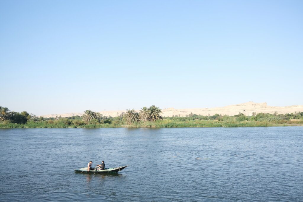 Kayaking on the Nile River