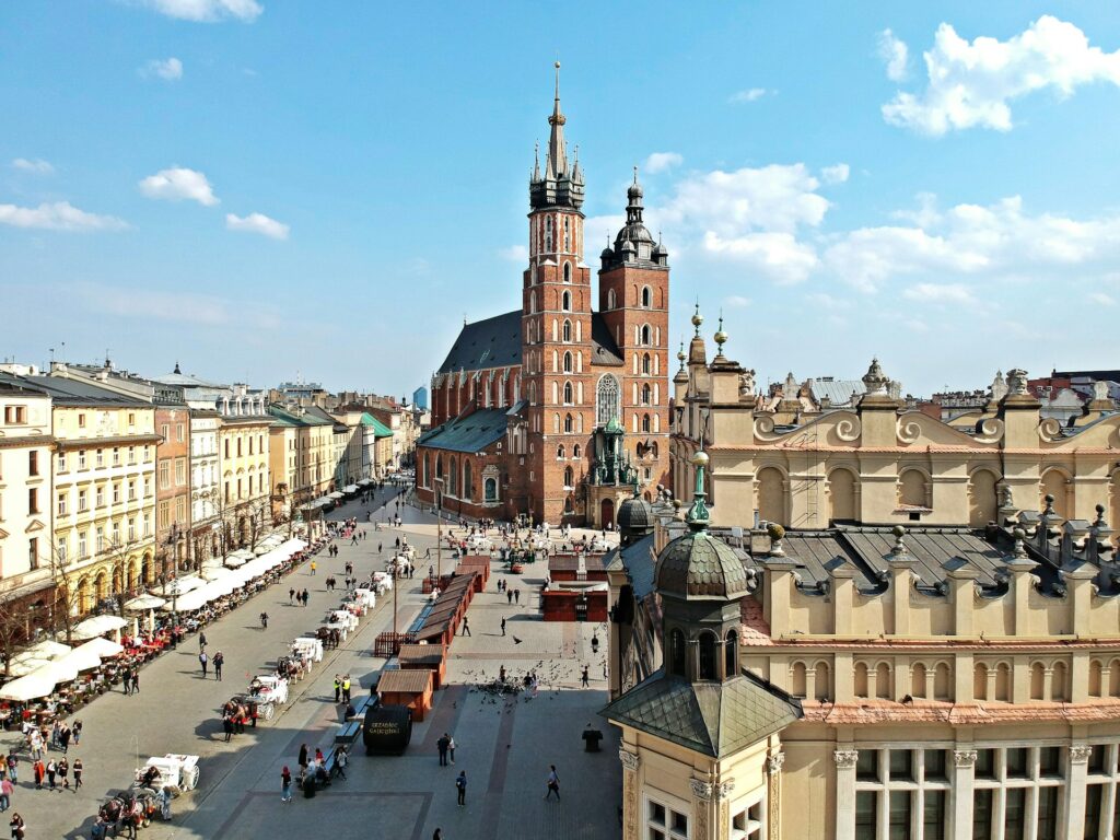 Exploring Krakow Old Town