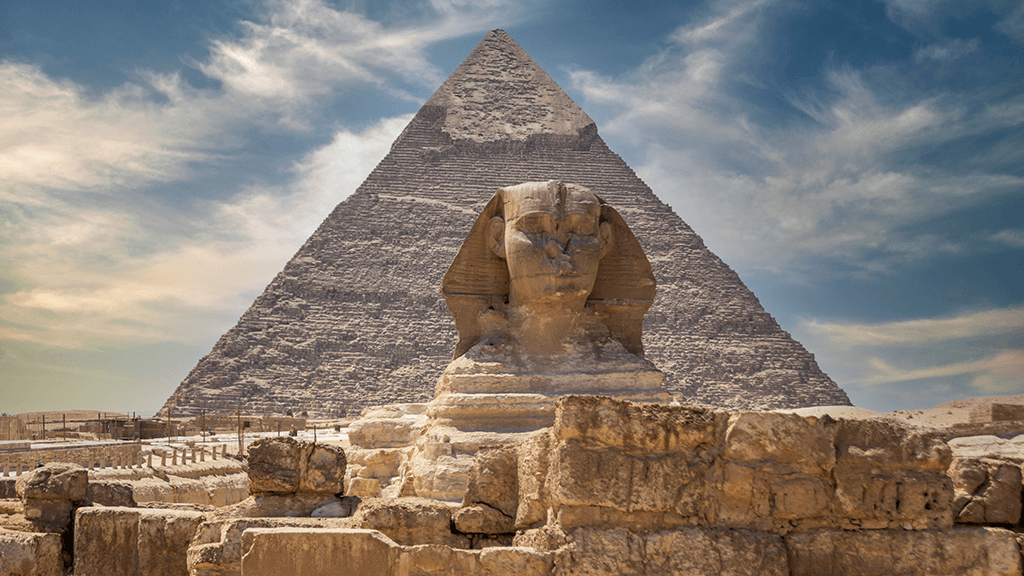 Iconic Giza Pyramids